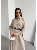 Robe Chemise avec Ceinture