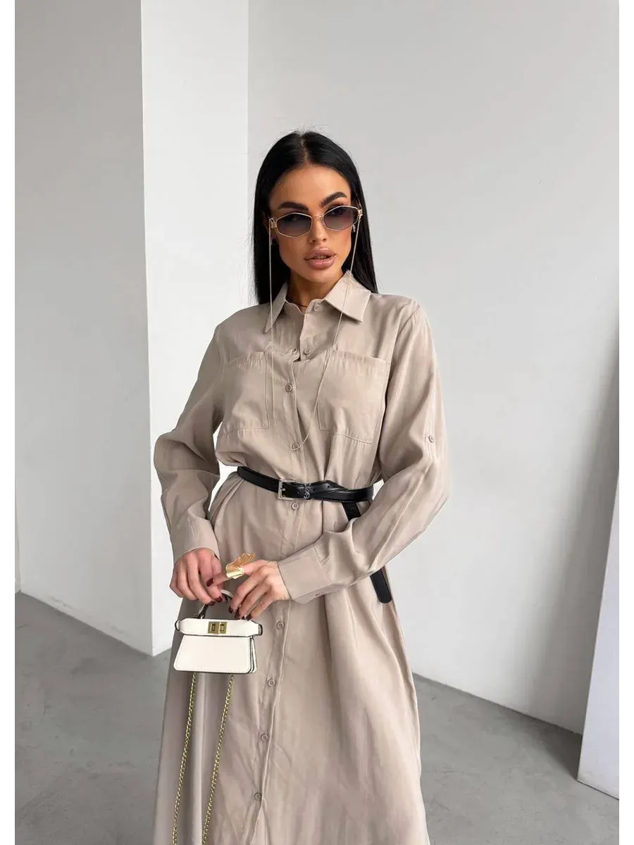 Robe Chemise avec Ceinture