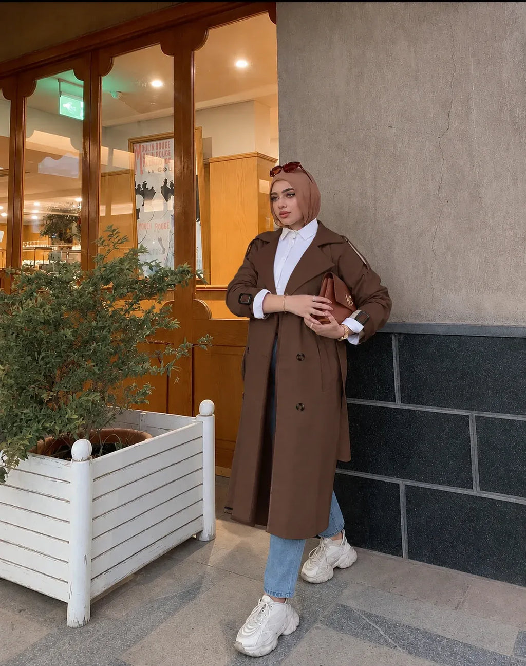 ترانش كوت طويل نسائي Razaa