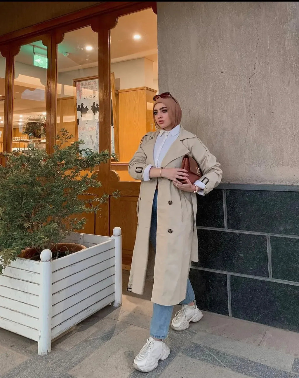ترانش كوت طويل نسائي Razaa